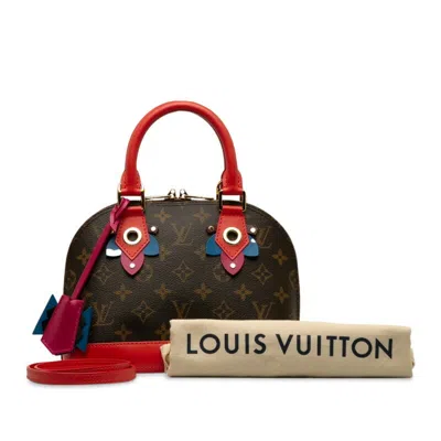 Pre-owned Louis Vuitton Monogram Red Color Pvc Leather Handbag Shoulder Bag ()