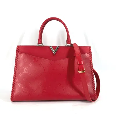 Pre-owned Louis Vuitton Monogram Red Color Ruby Monogram Handbag Shoulder Bag Tote Bag ()