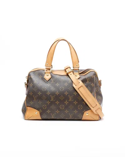 Pre-owned Louis Vuitton Monogram Retiro Pm Bag In Brown