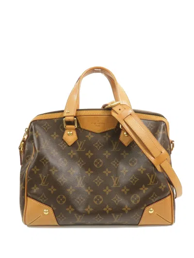 Pre-owned Louis Vuitton Monogram Retiro Pm Tote Bag In Brown