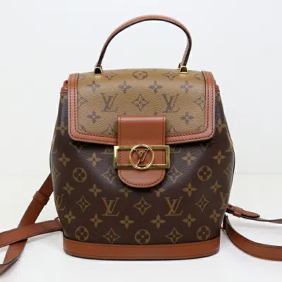 Pre-owned Louis Vuitton Monogram Reverse Beige Brown Monogram Monogram Reverse Monogram Backpack () In Beige, Brown, Monogram