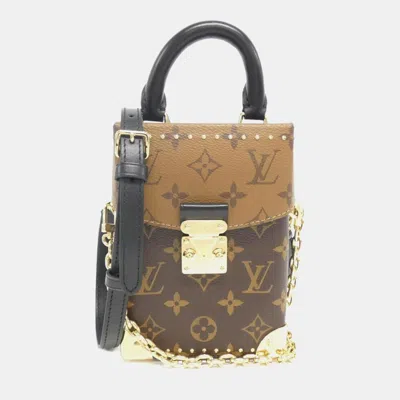 Pre-owned Louis Vuitton Monogram Reverse Camera Box Shoulder Bag In Brown