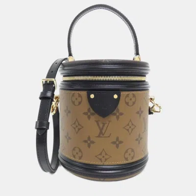 Pre-owned Louis Vuitton Monogram Reverse Cannes Handbag In Brown