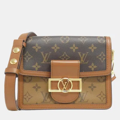 Pre-owned Louis Vuitton Monogram Reverse Canvas Dauphine Mini Shoulder Bag