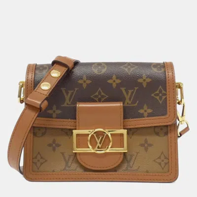 Pre-owned Louis Vuitton Monogram Reverse Dauphine Mini Shoulder Bag