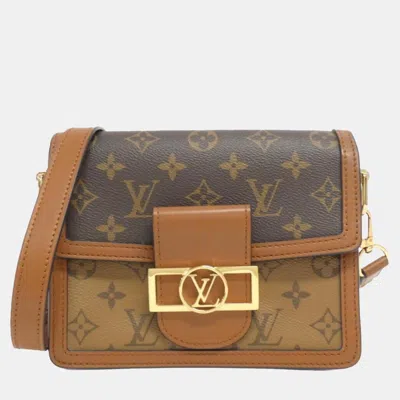 Pre-owned Louis Vuitton Monogram Reverse Dauphine Mini Shoulder Bag