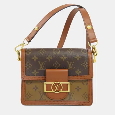 Pre-owned Louis Vuitton Monogram Reverse Dauphine Mini Shoulder Bag