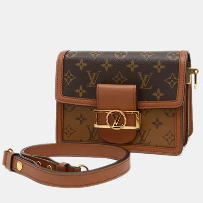 Pre-owned Louis Vuitton Monogram Reverse Dauphine Mini Shoulder Bag