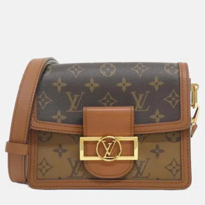 Pre-owned Louis Vuitton Monogram Reverse Dauphine Mini Shoulder Bag