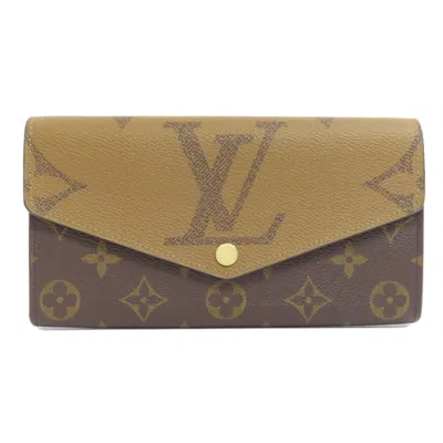 Pre-owned Louis Vuitton Monogram Reverse Long Wallet (bi-fold) ()