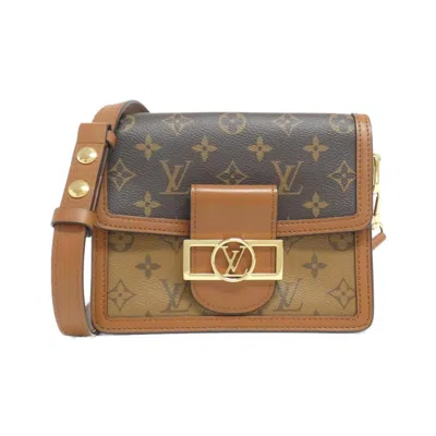 Pre-owned Louis Vuitton Monogram Reverse Marron Coated Canvas Shoulder Bag ()
