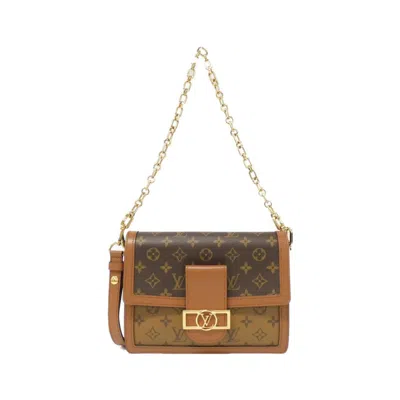 Pre-owned Louis Vuitton Monogram Reverse Marron Coated Canvas Shoulder Bag ()