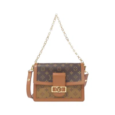 Pre-owned Louis Vuitton Monogram Reverse Marron Coated Canvas Shoulder Bag ()