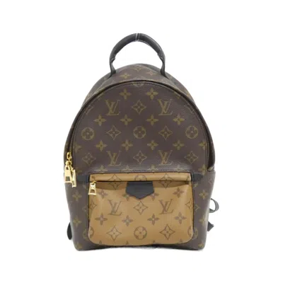 Pre-owned Louis Vuitton Monogram Reverse Marron Monogram Reverse Monogram Reverse Backpack ()