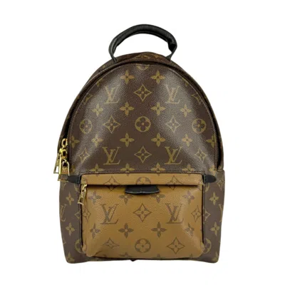 Pre-owned Louis Vuitton Monogram Reverse Monogram Backpack () In Brown