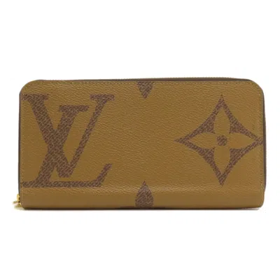 Pre-owned Louis Vuitton Monogram Reverse Monogram Long Wallet (bi-fold) ()