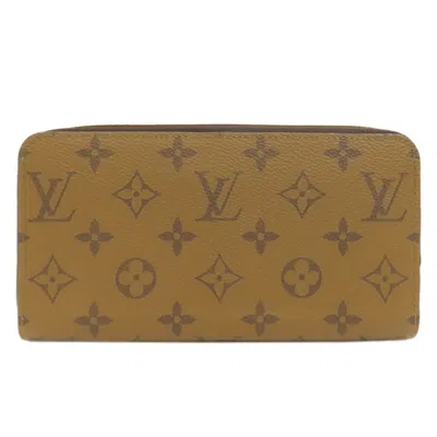 Pre-owned Louis Vuitton Monogram Reverse Monogram Reverse Long Wallet (bi-fold) ()
