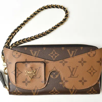 Pre-owned Louis Vuitton Monogram Reverse Monogram Reverse Monogram Reverse Coin Purse/coin Case ()