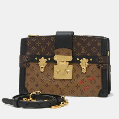 Pre-owned Louis Vuitton Monogram Reverse Trunk Clutch 2way Bag Shoulder