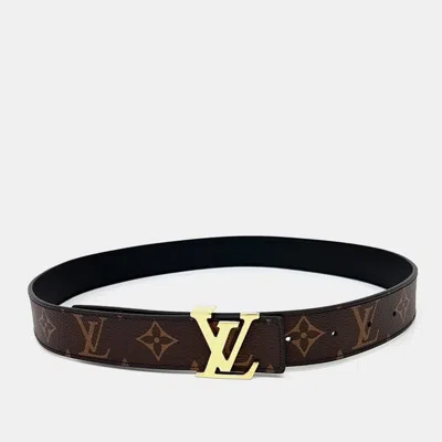 Pre-owned Louis Vuitton Monogram Reversible Belt In Multicolor
