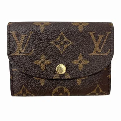 Pre-owned Louis Vuitton Monogram Rose Ballerine Monogram Coin Purse/coin Case ()