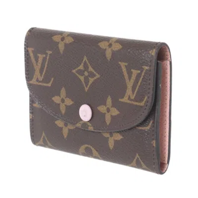 Pre-owned Louis Vuitton Monogram Rose Ballerine Monogram Coin Purse/coin Case ()