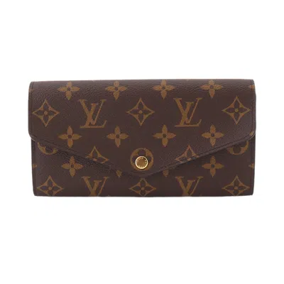 Pre-owned Louis Vuitton Monogram Rose Ballerine Monogram Long Wallet (bi-fold) () In Monogram, Rose Ballerine