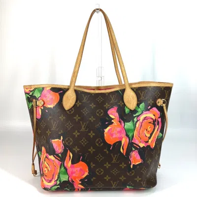 Pre-owned Louis Vuitton Monogram Rose Brown Pink Monogram Shoulder Bag Tote Bag ()
