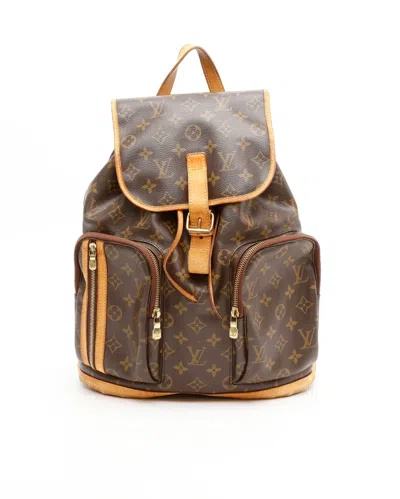 Pre-owned Louis Vuitton Monogram Sac A Dos Bosphore Backpack In Brown