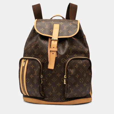 Pre-owned Louis Vuitton Monogram Sac A Dos Bosphore In Brown