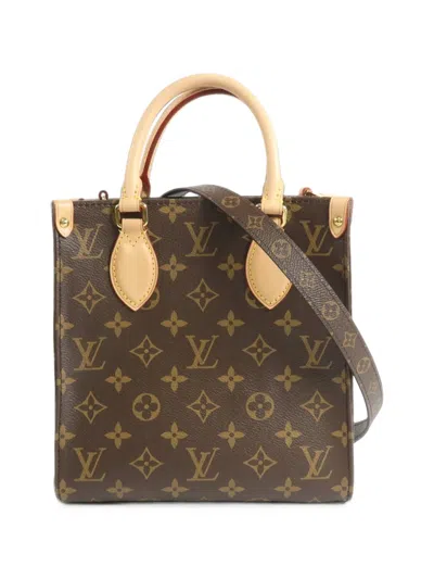 Louis Vuitton Monogram Sac Plat Bb Tote Bag In Brown