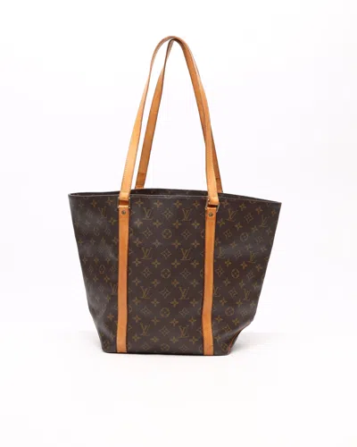 Pre-owned Louis Vuitton Monogram Sac Shopping Bag In Brown