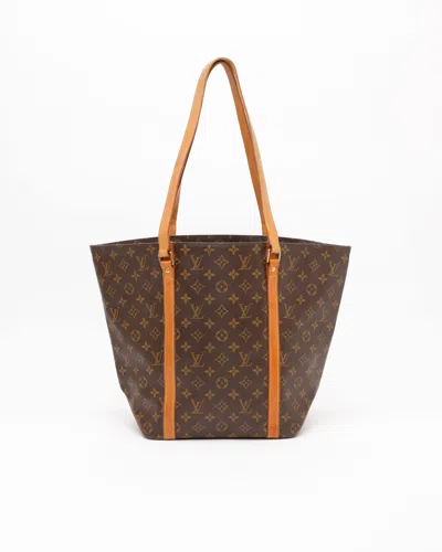 Pre-owned Louis Vuitton Monogram Sac Shopping Bag In Brown