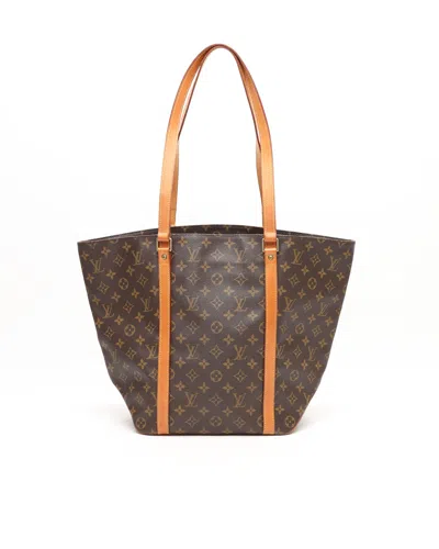 Pre-owned Louis Vuitton Monogram Sac Shopping Bag In Brown