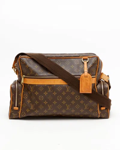 Pre-owned Louis Vuitton Monogram Sac Squash Messenger Bag In Brown