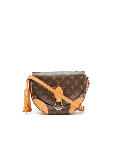 Pre-owned Louis Vuitton Monogram Saint Cloud Nm Crossbody Bag In Brown