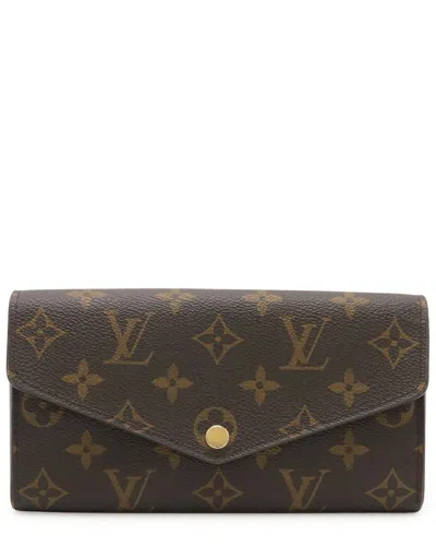 Pre-owned Louis Vuitton Monogram Sarah Long Wallet (authentic Pre-loved)