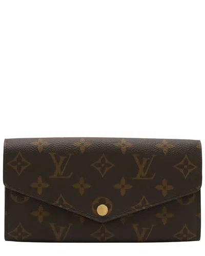 Pre-owned Louis Vuitton Monogram Sarah Long Wallet (authentic Pre-loved)