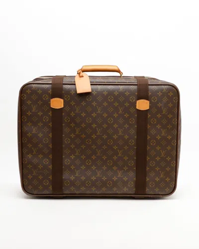 Pre-owned Louis Vuitton Monogram Satellite 60 Bag In Brown