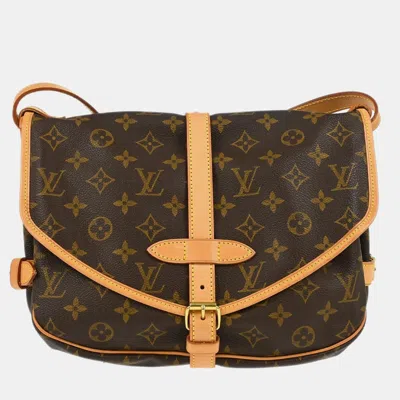 Pre-owned Louis Vuitton Monogram Saumur 30 Messenger Shoulder Bag