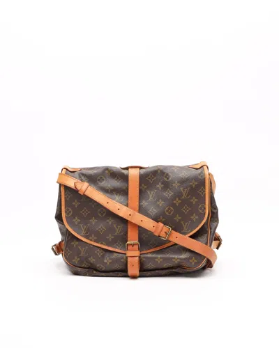 Pre-owned Louis Vuitton Monogram Saumur 35 Bag