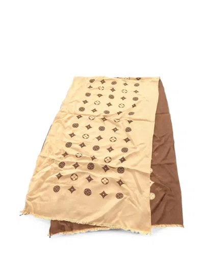 Pre-owned Louis Vuitton Monogram Scarf In Neutral