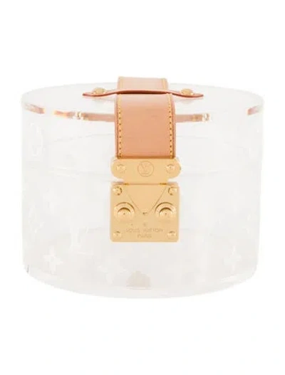 Pre-owned Louis Vuitton Monogram Scott Box In Clear