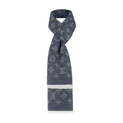 Louis Vuitton Monogram Shadow Stole In Blue
