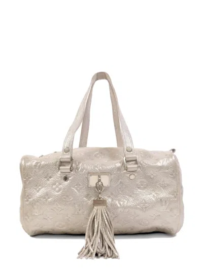 Pre-owned Louis Vuitton Monogram Shimmer Comete Shoulder Bag In Gray