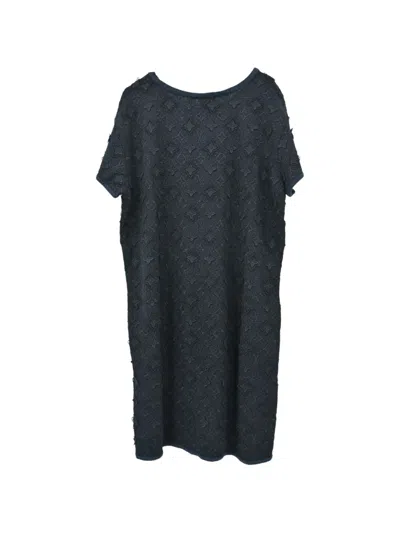 Pre-owned Louis Vuitton Monogram Short-sleeve Dress In Black