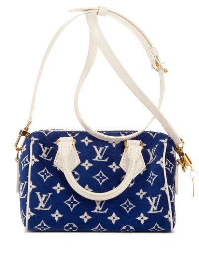 Pre-owned Louis Vuitton Monogram Shoulder Bag In Blue