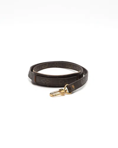 Pre-owned Louis Vuitton Monogram Shoulder Strap In Brown