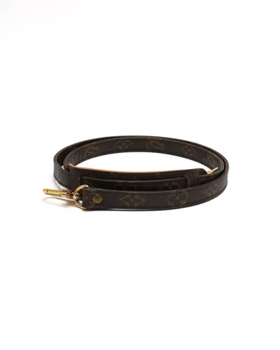 Pre-owned Louis Vuitton Monogram Shoulder Strap In Brown