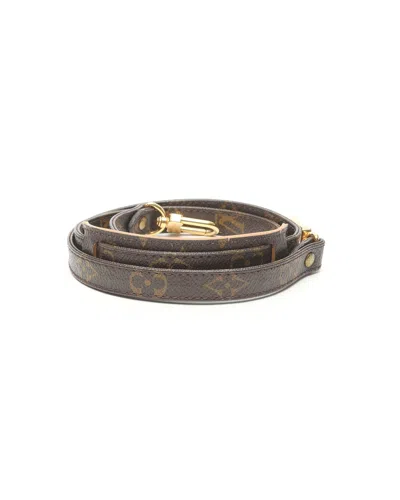 Pre-owned Louis Vuitton Monogram Shoulder Strap In Brown